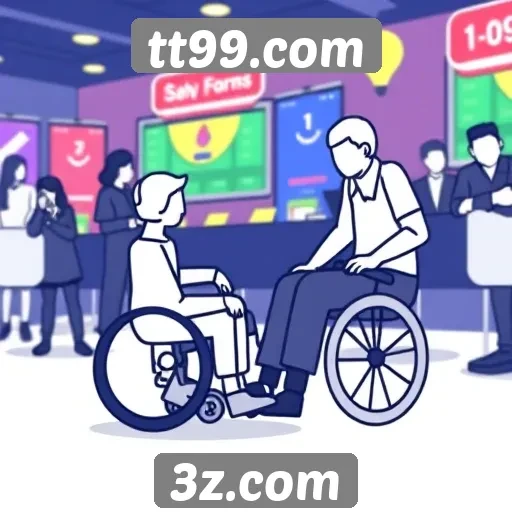 Acessibilidade e suporte ao cliente em tt99.com