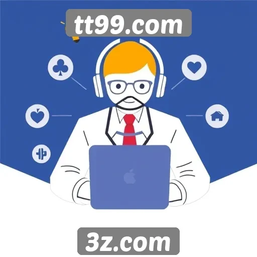 Opções de suporte ao cliente no site tt99 destacadas