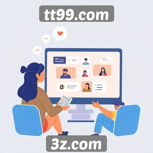 Novos recursos de interação no tt99.com para usuários